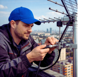 підключення коаксіалу з низьким затуханням до антени