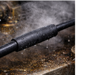 фото термозбіжної трубки в складних умовах експлуатації