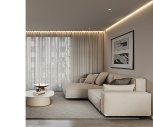 світлодіодна підсвітка вітальні 