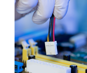 монтаж роз'єму в плату