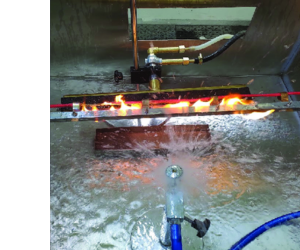 підпалення силіконового кабелю