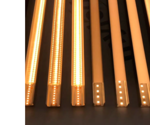 как меняют свет от лед лент разные типы рассеивателей