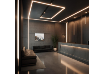 как выглядит комната которая освещается только лед лентами