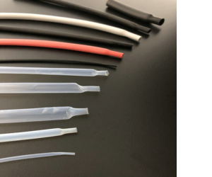 фото силіконових термозбіжних трубок різних кольорів і діаметрів