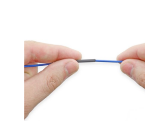 як правильно надіти термозбіжну трубку