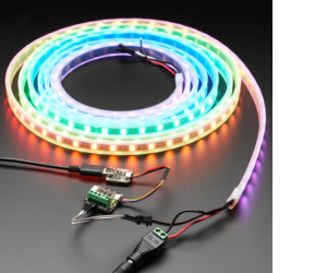 лед стрічка приєднана до драйвера