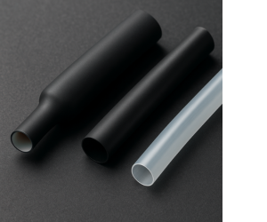 фото полиолефиновой, толстостенной и тефлоновой термоусадочной трубки