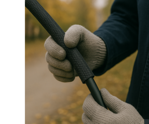 как надеть оплётку на уличный кабель