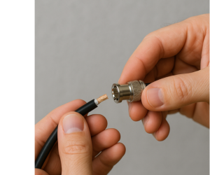 фото кабеля который не подходит к коаксиальному разъёму