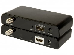 Фото LKV379. - Удлинитель линии HDMI по одной коаксиальной линии (RG6, RG7, RG11) на дистанцию до 700 м. + каскадирование сигнала