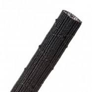 Оплетка кабеля и проводов, нейлоновая (черная)