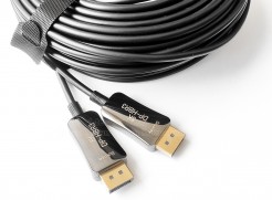 Фото DP2DP-FO-8K... - Цифровой оптический кабель DisplayPort, разрешение 8К, версия 1.2/1.4, штекер > штекер