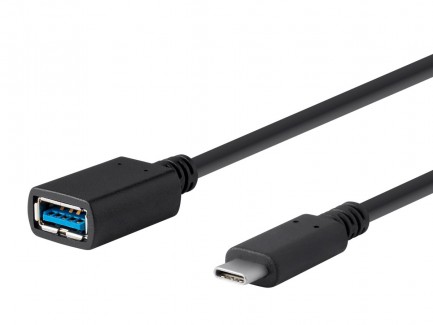 Фото1 MNP-USBC3.02AF.. Переходной кабель USB 3.0 (тип C) штекер > USB 3.0 (тип A) гнездо