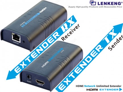 Фото3 LKV373 - Удлинитель линий HDMI (версия 1.3) по одному кабелю витая пара (5/5e/6 Кат) на длины до 120