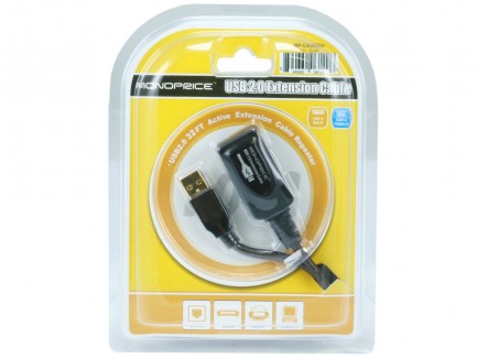 Фото4 MNP-AUSB-AM-AF-.. Активный кабель USB 2.0 (480Mbps) тип A штекер > тип А гнездо