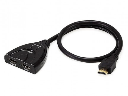 Фото1 MNP-HDMI.1C Пассивный коммутатор 2 x 1 HDMI сигнала HDMI с кабелем