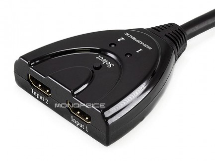 Фото2 MNP-HDMI.1C Пассивный коммутатор 2 x 1 HDMI сигнала HDMI с кабелем