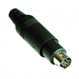 Фото1 AC-miniDIN10M - Разъем miniDIN 10-контактный, кабельный, штекер