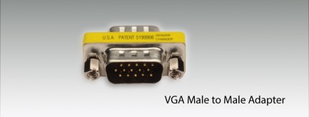 Фото2 ADA-VGA-MM - Переходник VGA(HD15) вилка-вилка