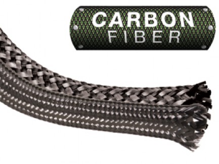 Фото1 CAL...BK Карбоновая кабельная оплетка (тонкое карбоновое волокно)