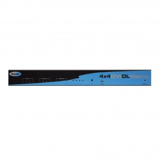 Фото1 EXT-DVI-444DL - Видео коммутатор сигналов DVI Dual Link (3840x2400) 4х4 с ИК пультом управления