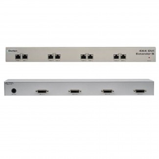 Фото1 EXT-DVI-CAT5-4X - Комплект удлинителей 4-х линий DVI по двум кабелям витая пара (5 Cat) на 90 м