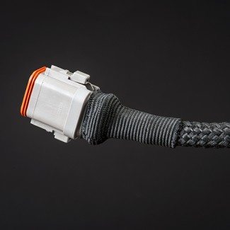 Фото3 H2F..BK Термоусаживаемая эластичная тканевая кабельная оплетка Fabric