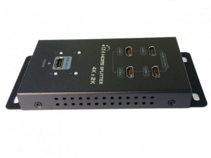Фото2 LKV314A - HDMI сплиттер 1:4 в металлическом корпусе, 4К*2К, с поддержка 3D, возможность вертикальной