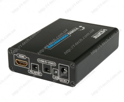 Фото1 LKV381. - Преобразователь цифровых сигналов HDMI в аналоговые Композитное видео и S-Video сигналы