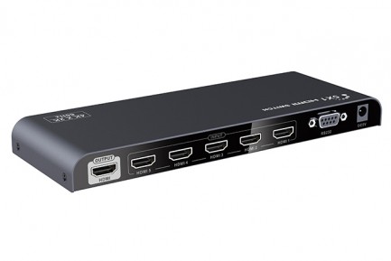 Фото3 LKV501-V2.0 - HDMI коммутатор (переключатель) 5x1, 4K x 2K, 60 Гц, 5 HDMI источников > 1 дисплей, RS