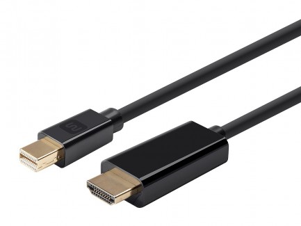 Фото1 MDP-HDMI-4K-MM-.. Цифровой кабель Mini DisplayPort, версия 1.2a, Mini-DisplayPort штекер > HDMI штек