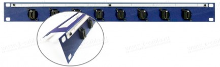 Фото1 TP-1U-1.HDMIFF Оконечная панель 19" для цифровых видеосигналов- HDMI, 1U, серия PRO