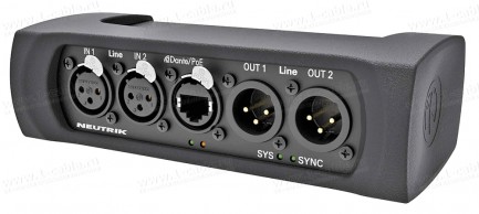 Фото1 NA2-IO-DLINE Интерфейс ввод/вывода аналоговых звуковых сигналов в сеть Dante®