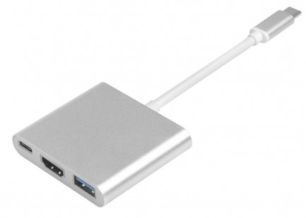 Фото1 HIT-USBC-2-HDMI/USB3 Преобразователь сигналов USB 3.1 (C) в цифровые видеосигналы HDMI (4K2K/30) + U