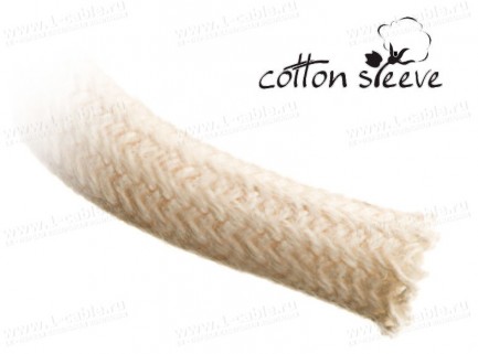 Фото1 CTN...NT Cotton Sleeving - эластичная кабельная оплетка из натурального хлопка