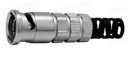 Фото1 J01000A0076 Разъём BNC кабельный, штекер, обжим, серия BNC HeavyDuty 50 Ом