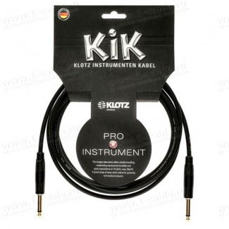 Фото3 KIKKG..PPSW Гитарный кабель, серия KIK (позолоченные контакты), моно Phono Jack > моно Phono Jack