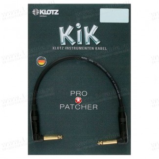 Фото2 KIKPA0.0RR Инструментальный патч-кабель, серия KIK (позолоченные контакты), моно угловой Phono Jack 