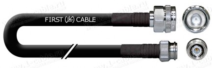 Фото1 1K-VTF10 Переходной коаксиальный эластичный кабель с низким затуханием 50 Ом | N штекер > TNC штекер