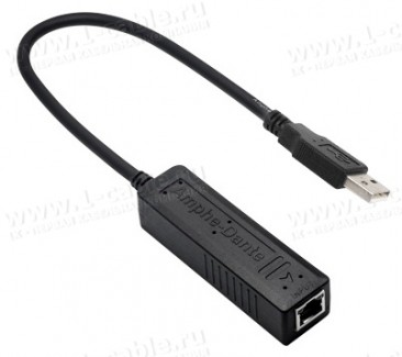 Фото1 RJD32U1-0050 Адаптер-конвертер сигналов аудио протокола Dante®- вход/выход в интерфейс USB