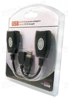 Фото2 HIT-USB2.0-50 Компактный удлинитель линии USB 2.0 по витой паре кат.5e/6 на 50 м