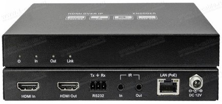Фото1 IP удлинитель линий HDMI Full HD по кабелю витая пара кат.5e/6 до 120 м | управление Ethernet /RS-23