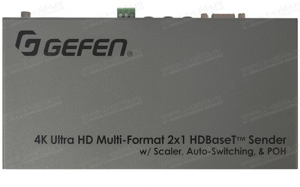 Фото1 EXT-UHDV-HBTLS-TX Передающий блок HDBaseT™ /масштабатор /коммутатор HDMI 4K Ultra HD и VGA и аудио д