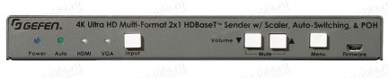 Фото2 EXT-UHDV-HBTLS-TX Передающий блок HDBaseT™ /масштабатор /коммутатор HDMI 4K Ultra HD и VGA и аудио д