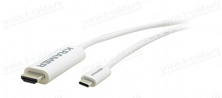 Фото1 C-USBC/HM-6 Кабель переходный USB3.1 тип C > видео HDMI UltraHD для DisplayPort Alternate Mode USB3.