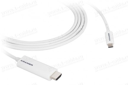 Фото2 C-USBC/HM-6 Кабель переходный USB3.1 тип C > видео HDMI UltraHD для DisplayPort Alternate Mode USB3.
