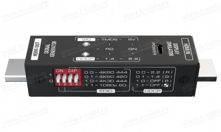 Фото5 HDMI-PGEDID Генератор HDMI UltraHD тестовые шаблоны эмулятор дисплея (анализатор сигналов) HDMI2.0 |