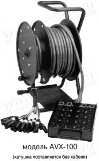 Фото1 AVX-100 - Техническая катушка c полкой под коммутационную коробку и дисковым разделителем, диам. 356