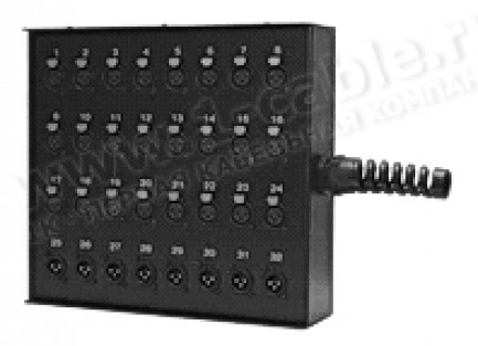 Фото2 1K-SB36/4-XP - 40-кан.(36-IN/4-OUT) коммутационная коробка в сборе Stage Box (36x XLR3 гнездо, 4x XL