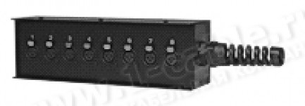 Фото2 1K-SB6/0-XP - 6-кан.(6-IN) коммутационная коробка в сборе Stage Box (6x XLR3 гнездо)
